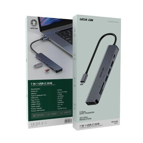 Green Lion 7-in-1 USB-C Hub