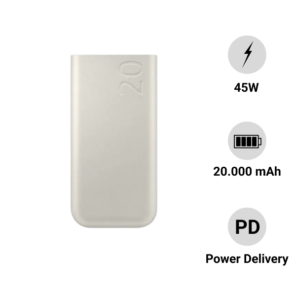 samsung battery pack 20000mah capacity 45w