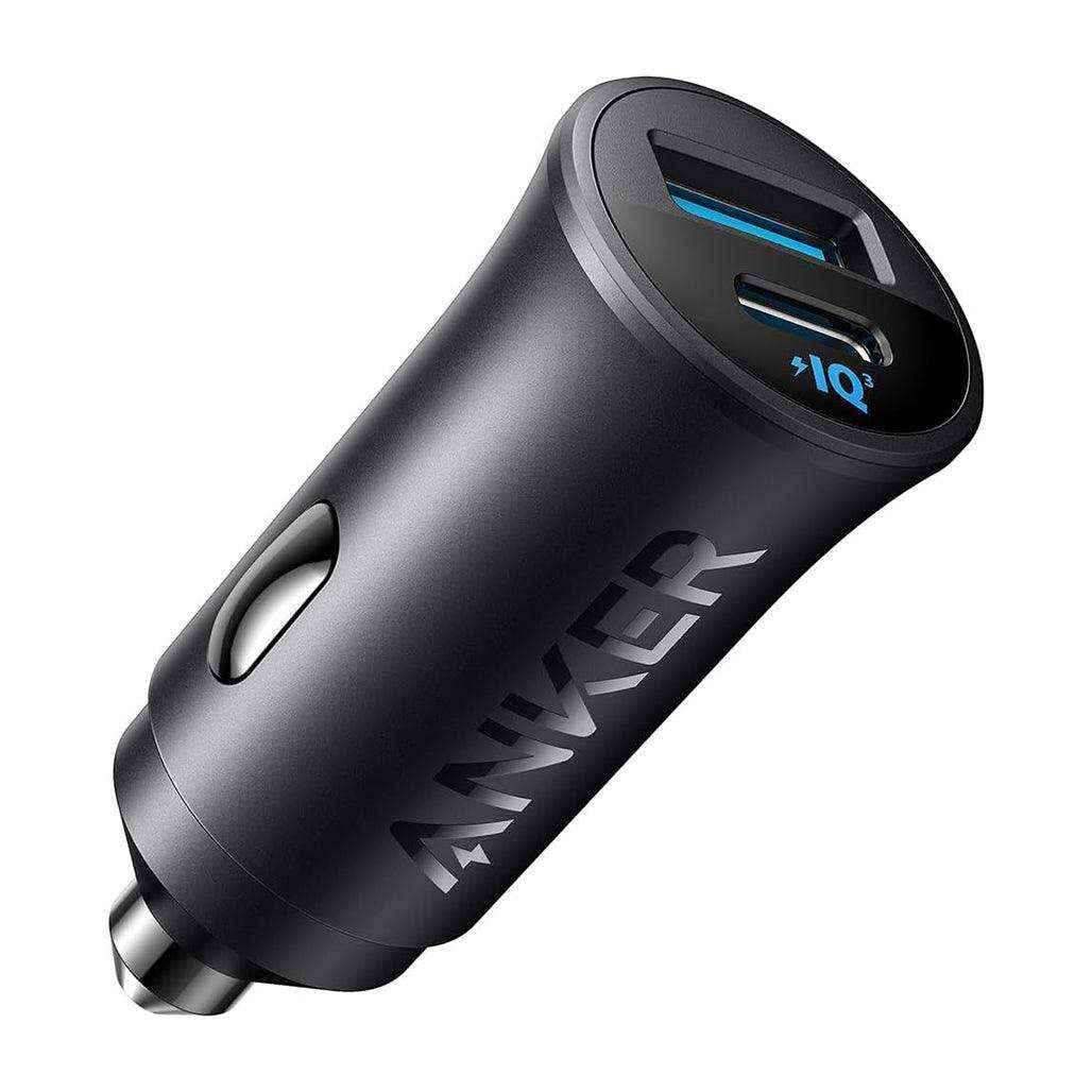 Anker Ultra Compact Dual Port USB-C USB-A Car Charger 30w