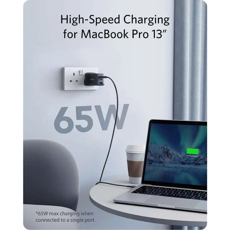 Anker High-Speed 65w 3 in 1 Charger