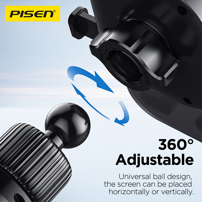 pisen anti shake car phone holder
