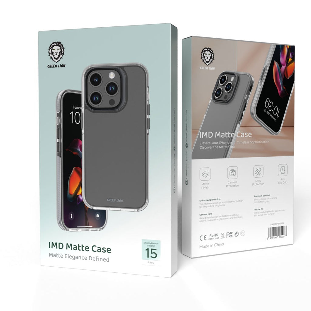 Green Lion IMD Matte Case iPhone 15 Pro
