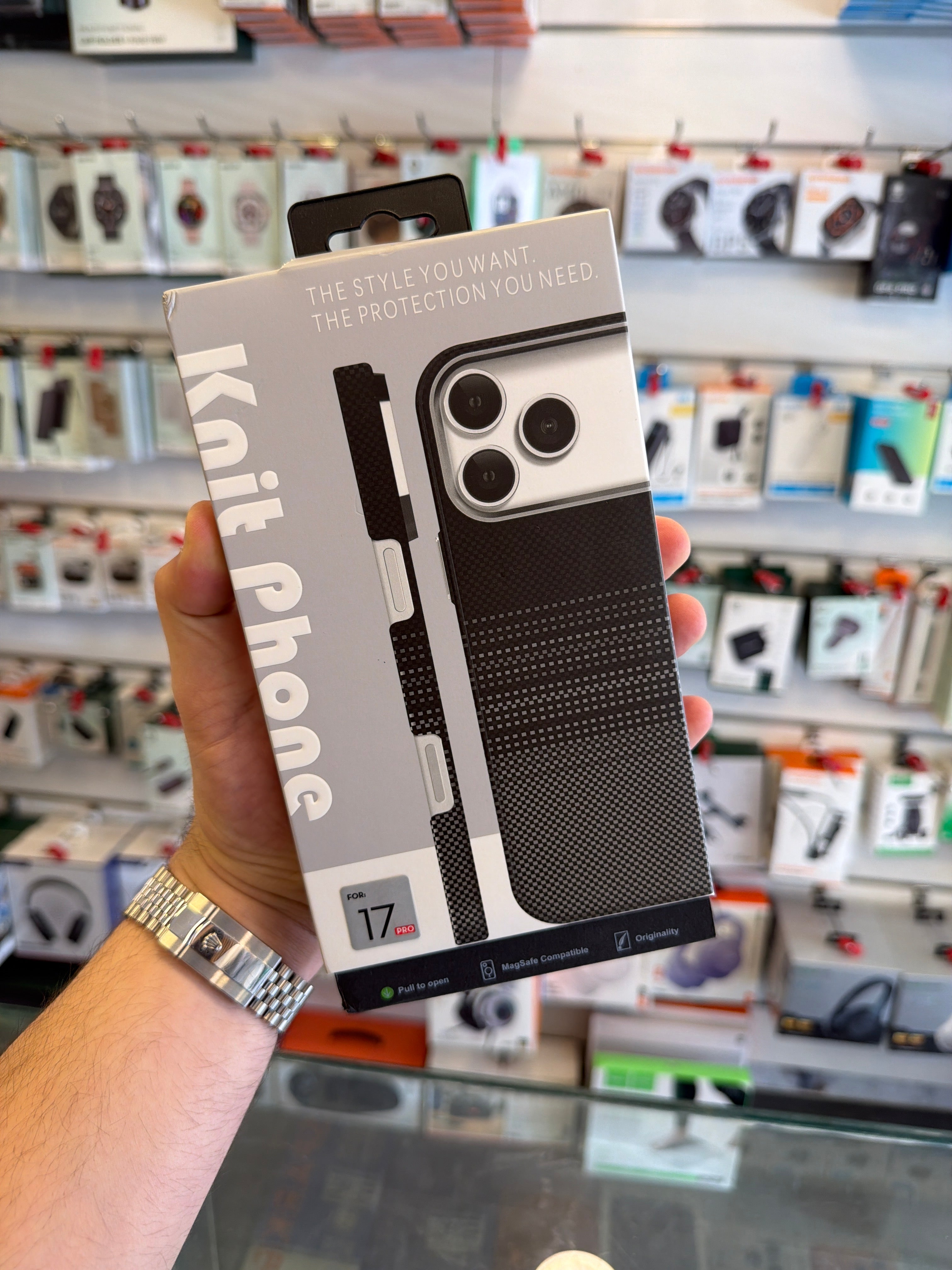Knit Phone Case iPhone 17 Pro Max / iPhone 17 Pro Case Black