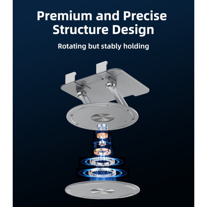 Yesido C293 360 Rotating Good Heat Releasing Folding Design Aluminum Alloy Table Holder