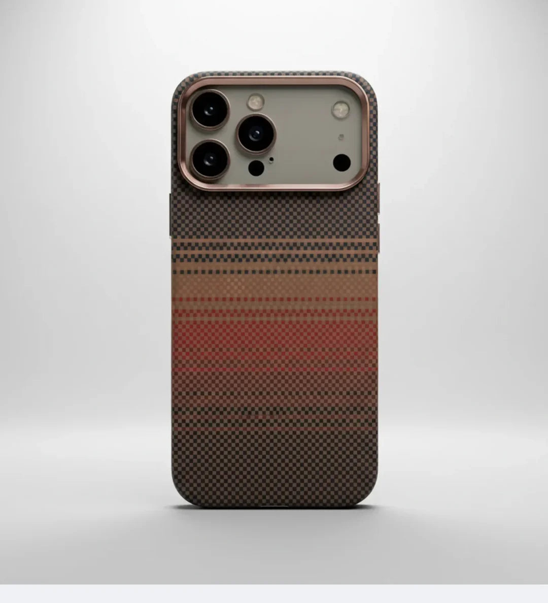 Knit Phone Case iPhone 17 Pro Max Case Purple/Beige/Orange