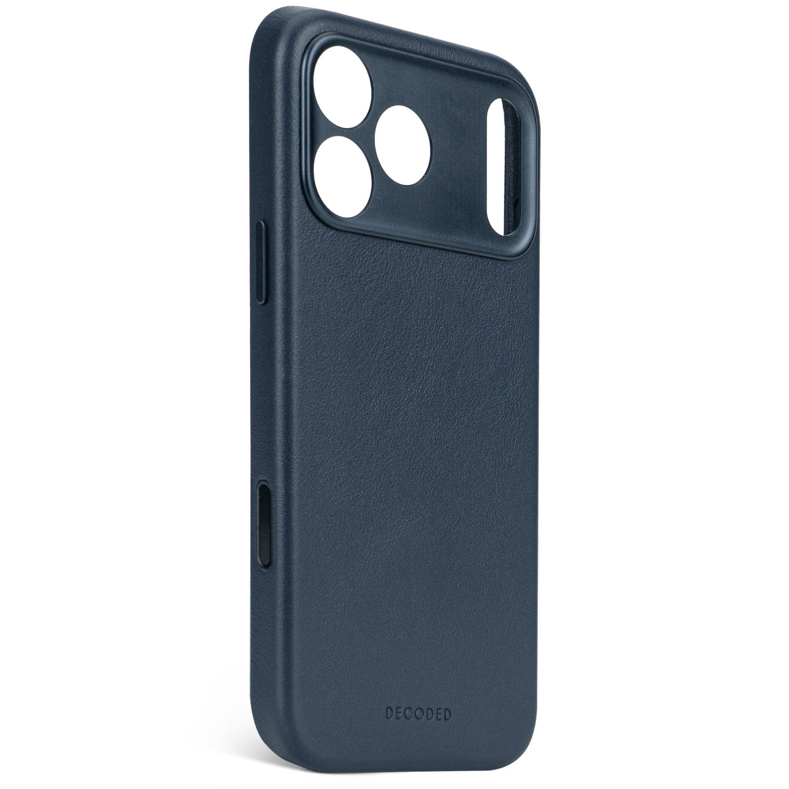 decoded leather navy shadow case iPhone 17 pro max / iPhone 17 pro