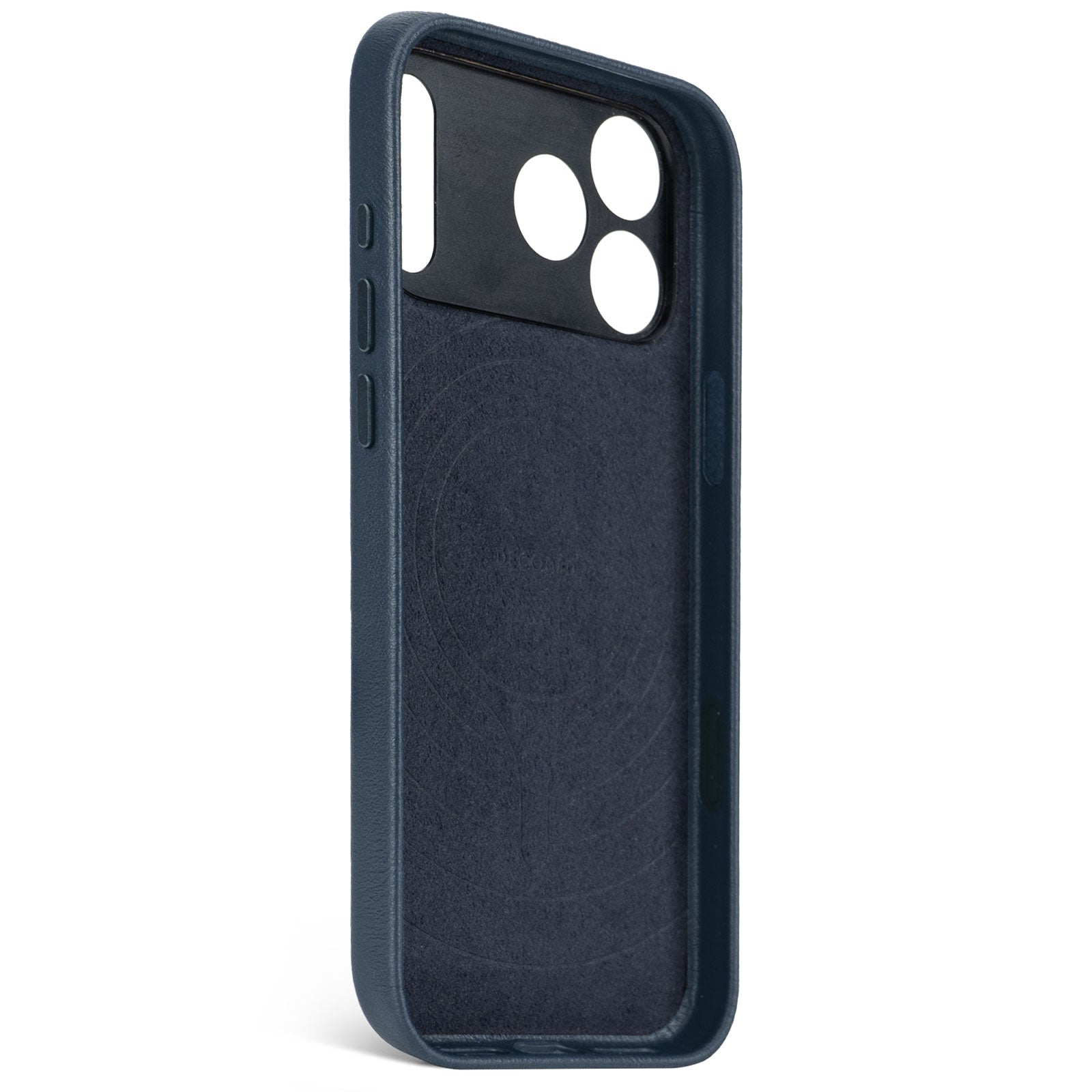 decoded leather navy shadow case iPhone 17 pro max / iPhone 17 pro