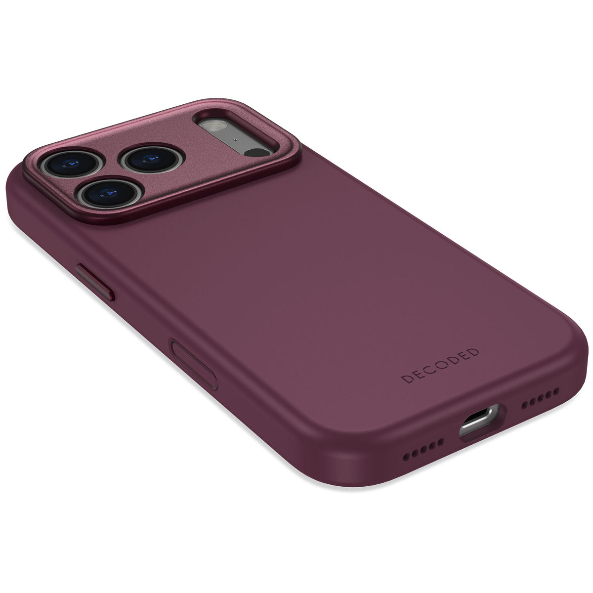 Decoded Plum Silicone Case for iPhone 18 Pro Max