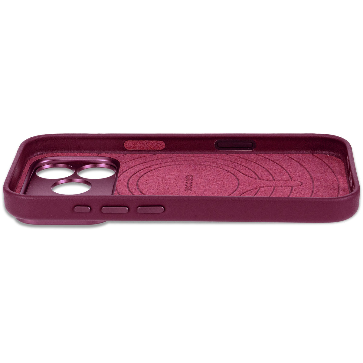 decoded leather Aubergine case