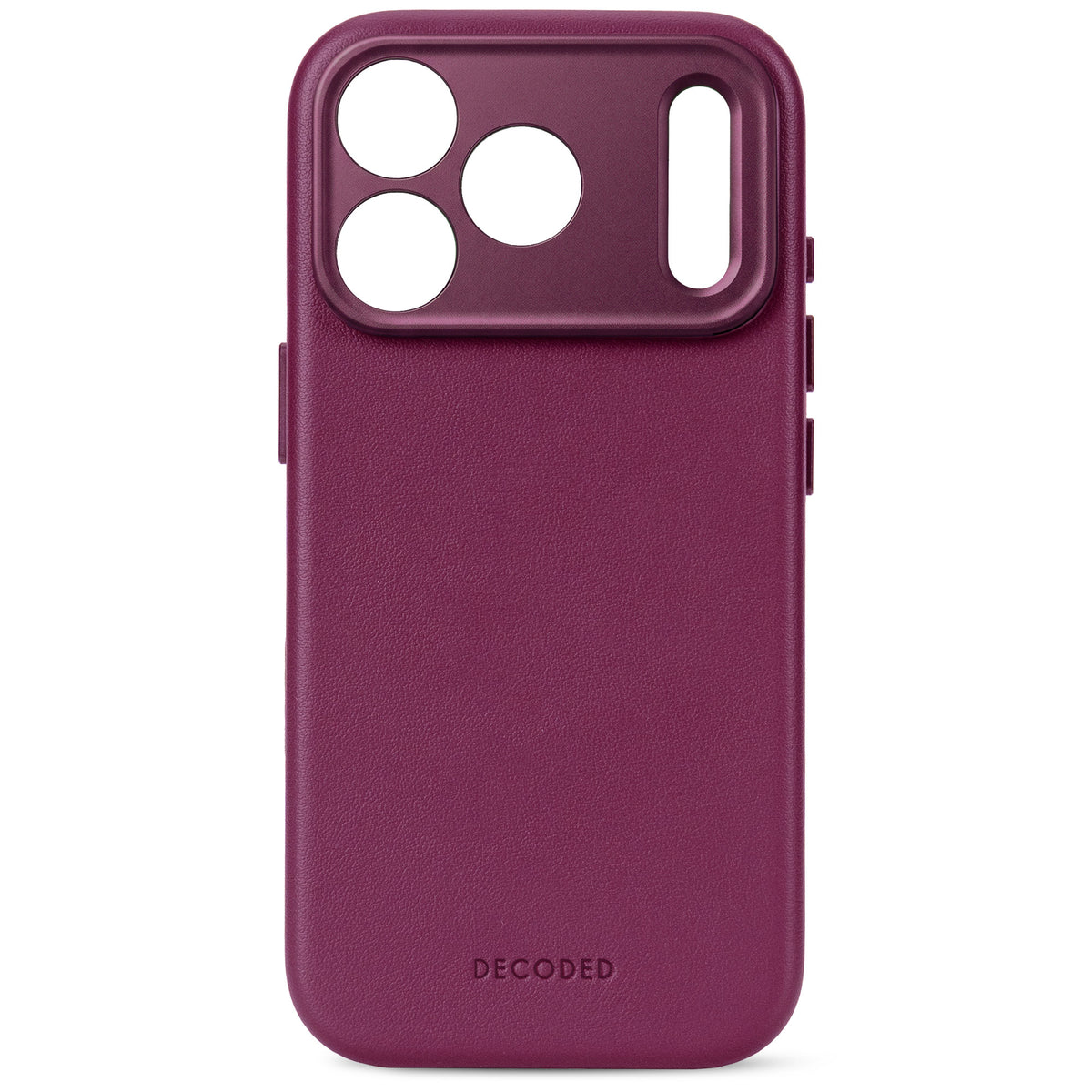 decoded leather Aubergine case