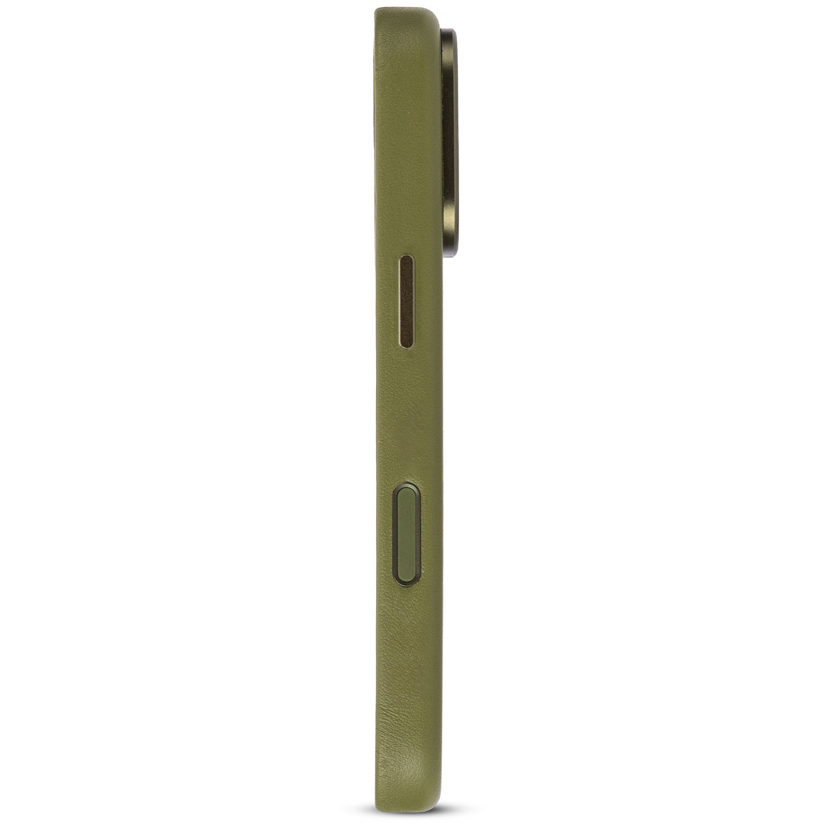decoded leather Color Moss Green case