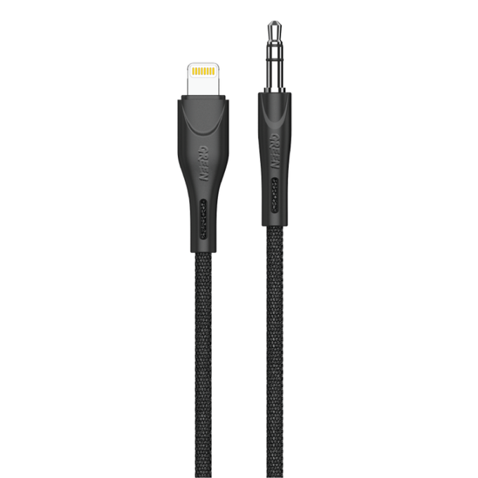 Green Lion AUX 3.5 to Lightning Cable 1.2M 2.4A