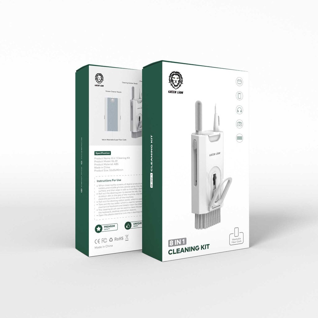 green lion cleaning kit 8 in 1