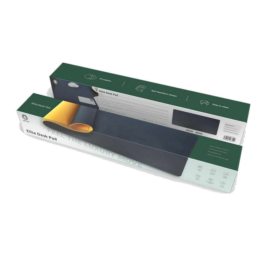 Green Lion Elite Desk Leather Mouse Pad
