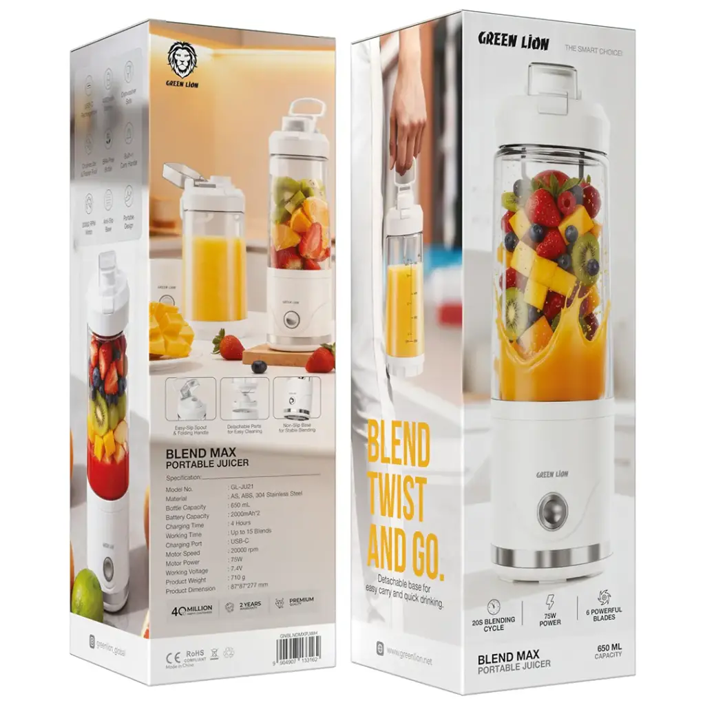 Green Lion Blend Max Portable Juicer