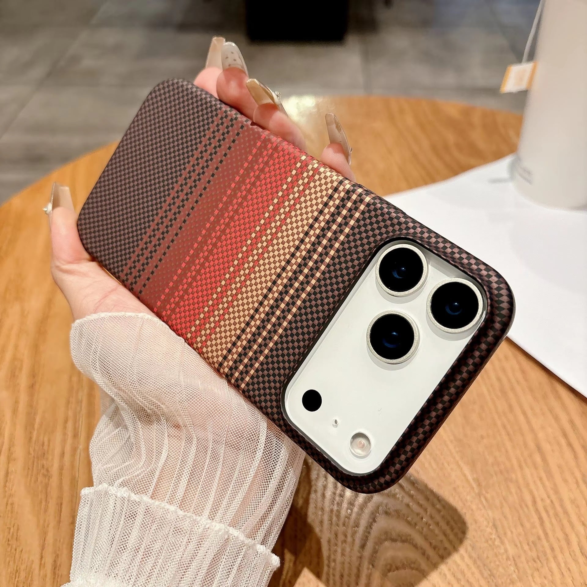Knit Phone Case iPhone 17 Pro Max Case sunset