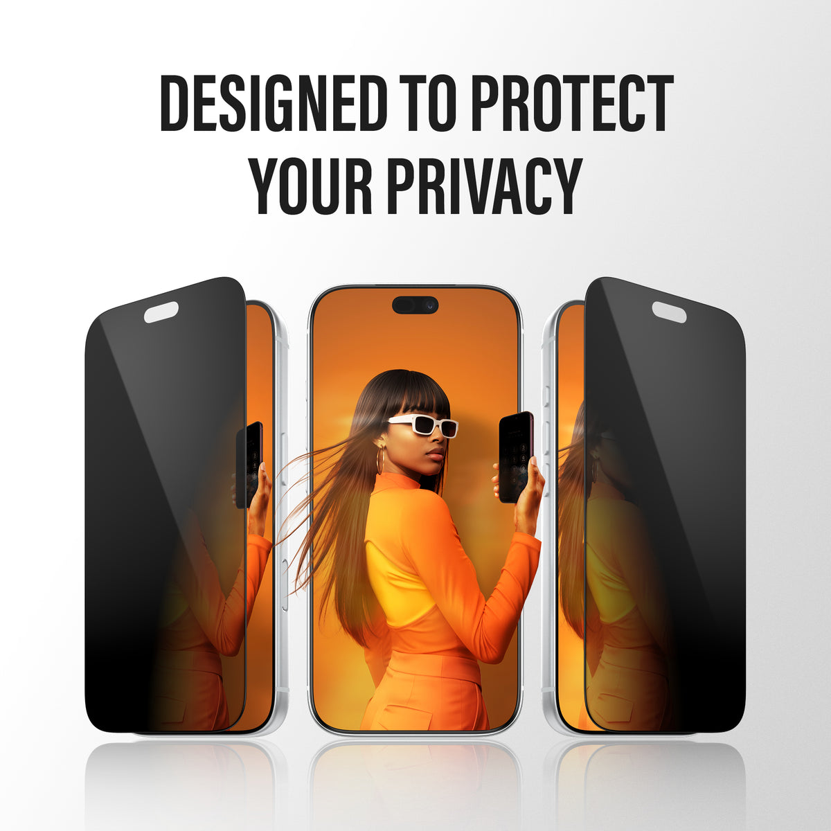 PanzerGlass 2-Way Privacy Screen Protector for iPhone Ultra-Wide Fit with EasyAligner
