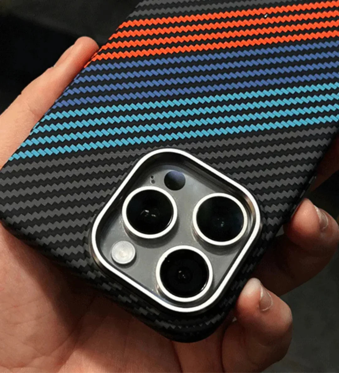 Knit Phone Case iPhone 17 Pro Case Carbon Stile M Power