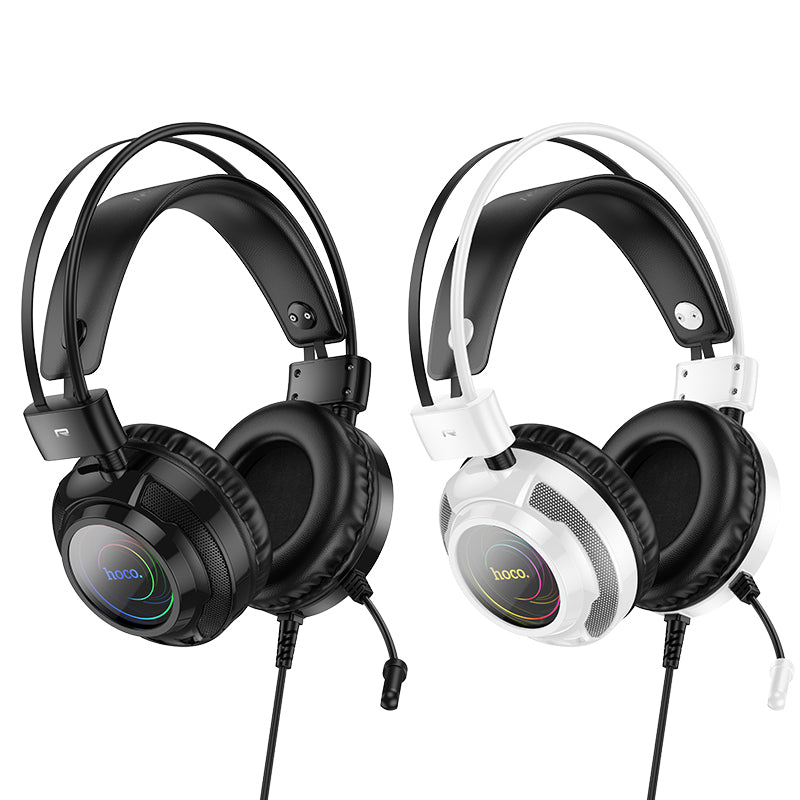 HOCO. Gaming Headset W110 Jack 3.5m + USB7.1 with Microphone (L=2M)