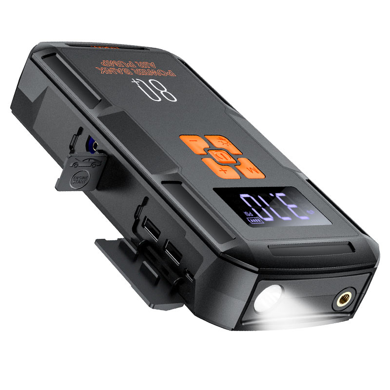 Hoco QS2 2 in 1 Portable Smart Jump Starter & Air Pump 8000 mAh