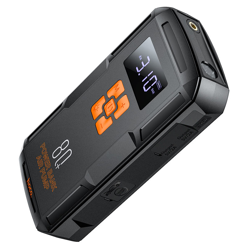 Hoco QS2 2 in 1 Portable Smart Jump Starter & Air Pump 8000 mAh