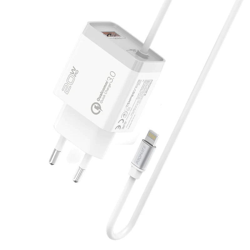 PROMATE 38W Ultra-Fast Charging Wall Charger