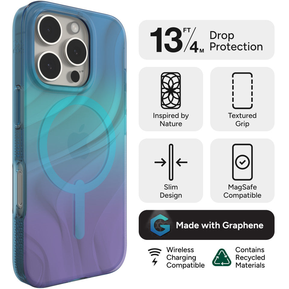 Zagg Milan Snap Raven Feather iPhone 16 Pro Max / iPhone 16 Pro Case