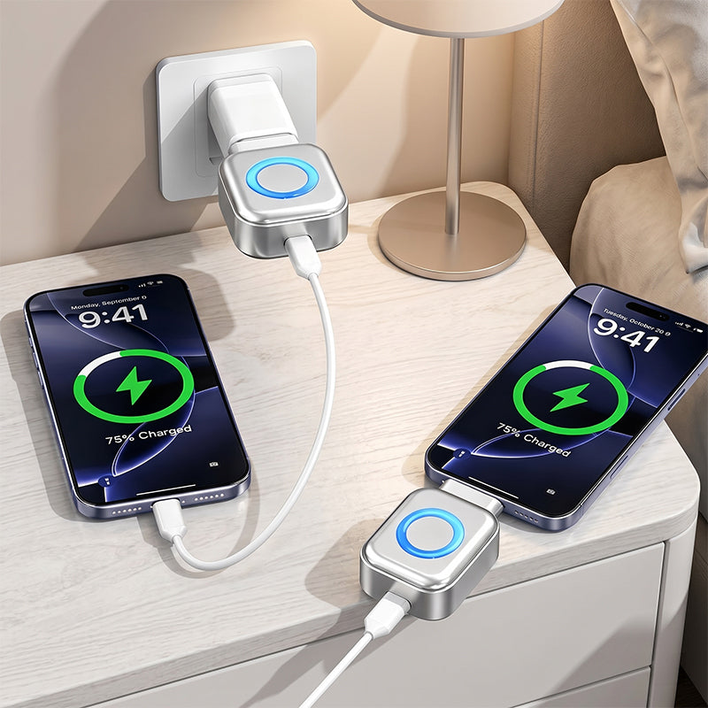 140W Fast Charging AI Smart USB-C Charger – Dual-Core Protection, Auto Disconnect, Universal High-Speed Power Adapter for Mobile Phones, Tablets & Gaming Devices