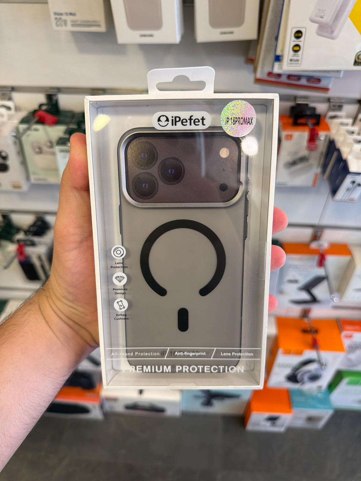 i pefet clear case with magsafe Frosty transparent