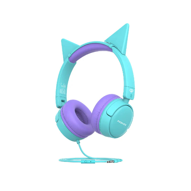 PROMATE HD Stereo KidSafe Wired Headset