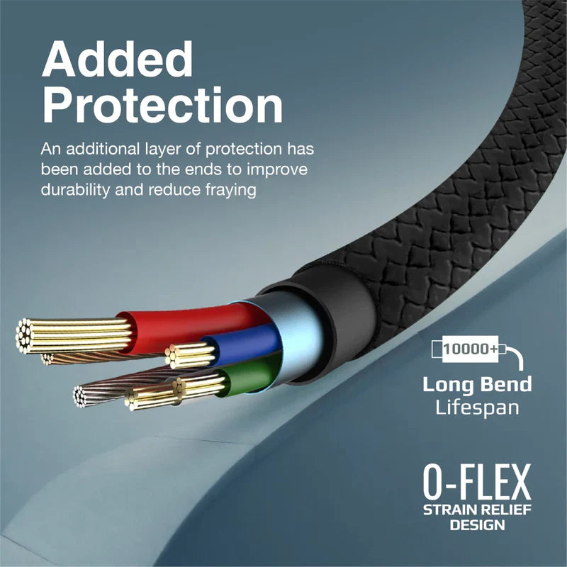 PROMATE High Tensile Strength Data & Charge Cable for Apple Devices