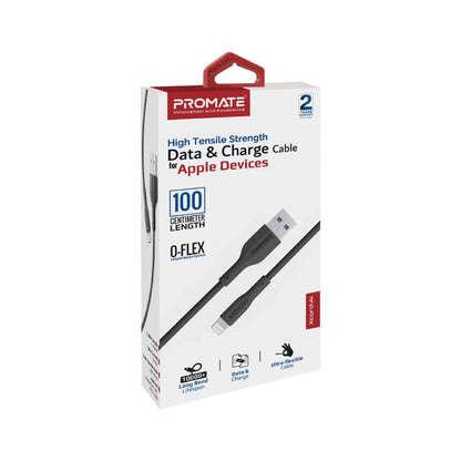 PROMATE High Tensile Strength Data & Charge Cable for Apple Devices