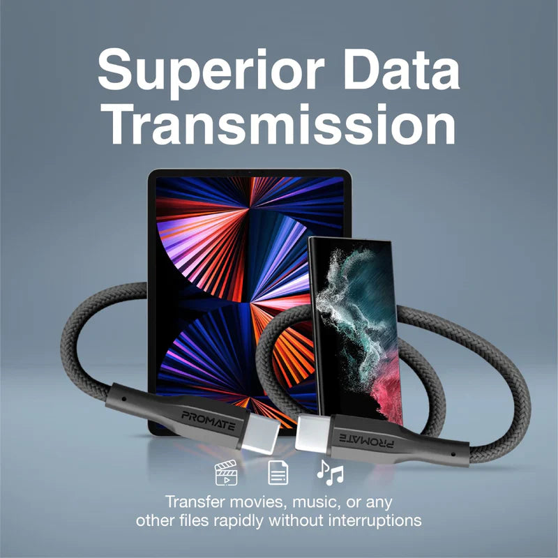 High Tensile Strength Data & Charge USB-C Cable C TO C