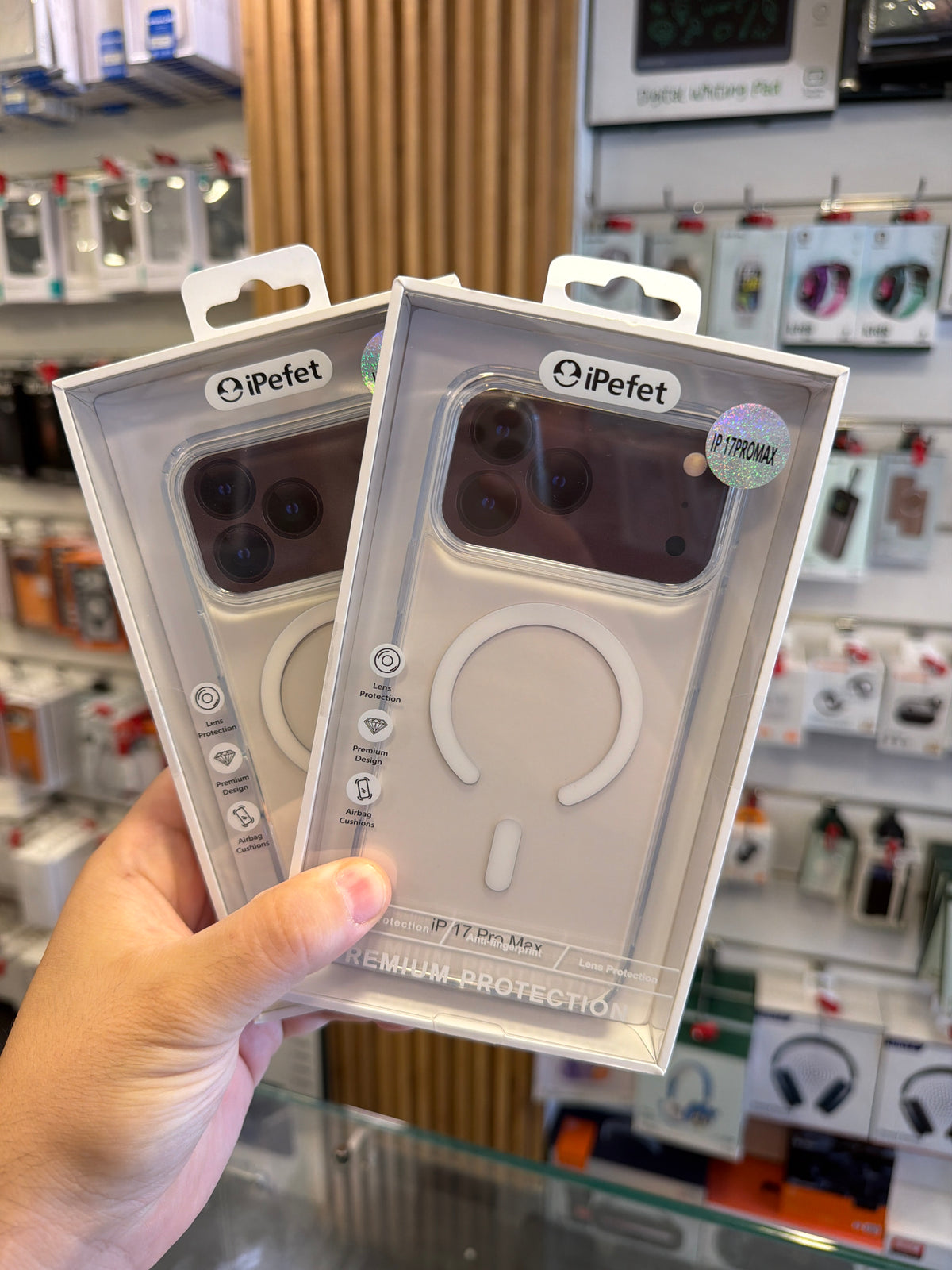 i pefet clear case with magsafe shock-proof