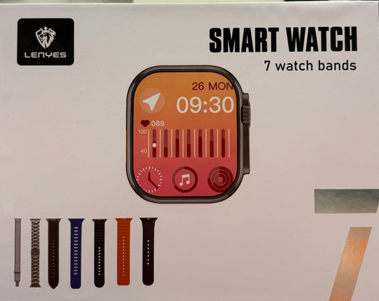 Smart Watch With 7 Bands
