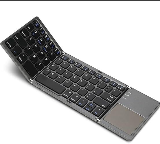 Foldable Wireless Keyboard with Touch Pad - B033