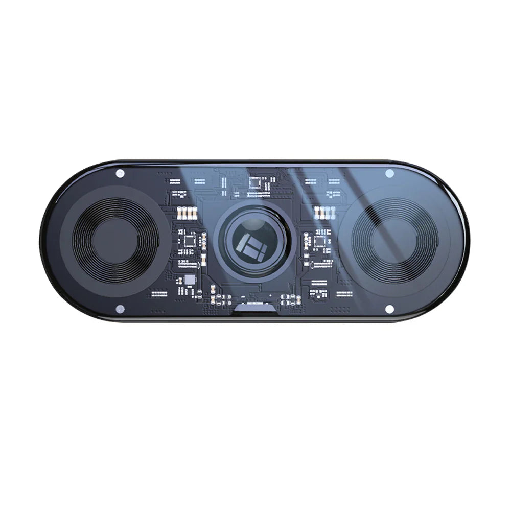 Pisen 3 in 1 Wireless Charging Station Transparent FYD-C33