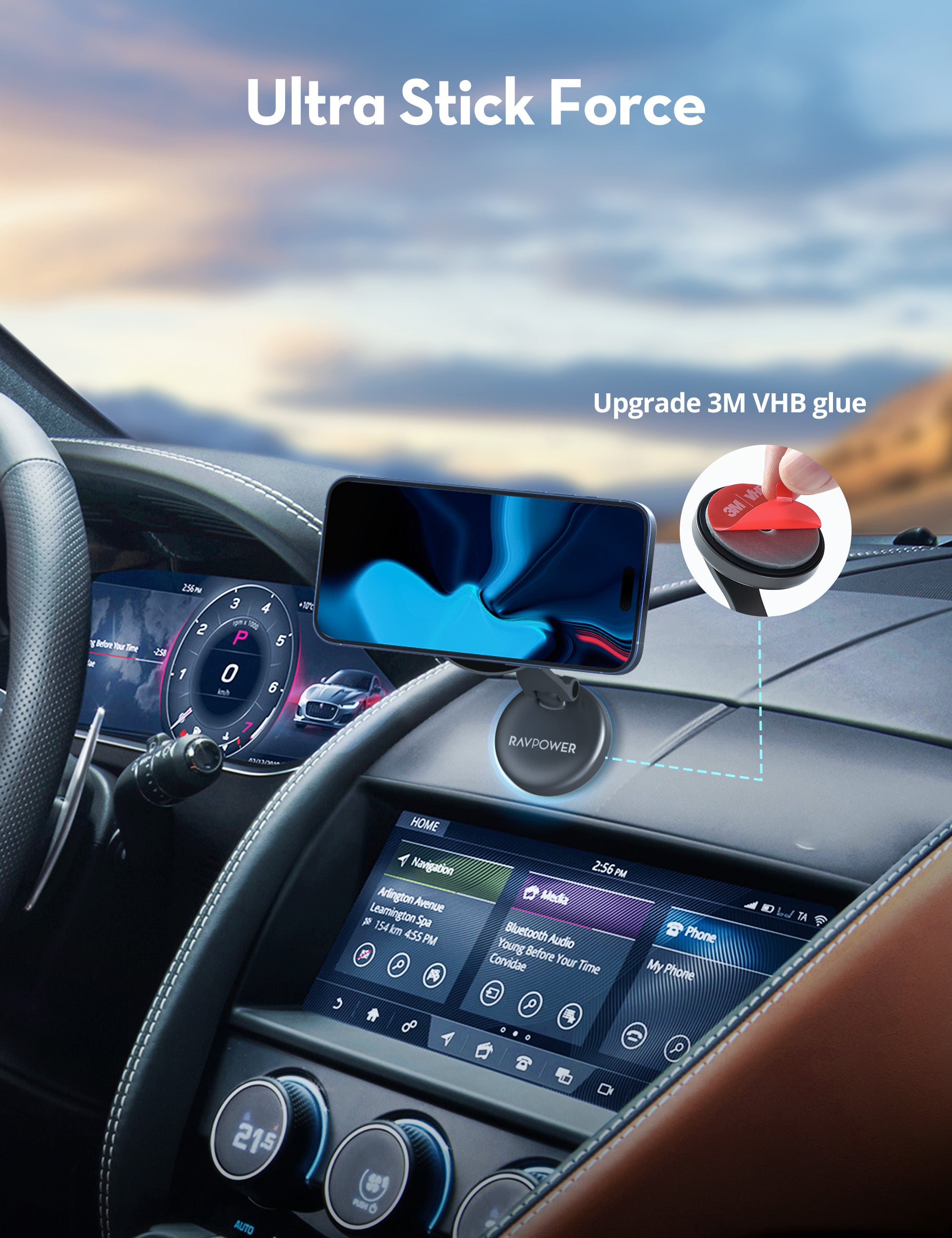 ravpower magnetic car phone mount