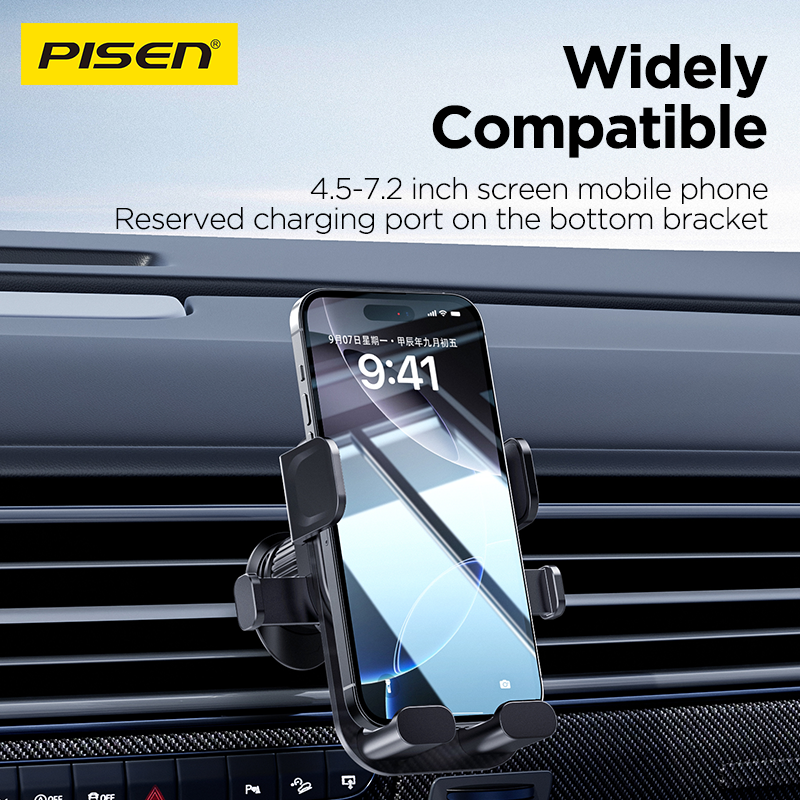 pisen anti shake car phone holder