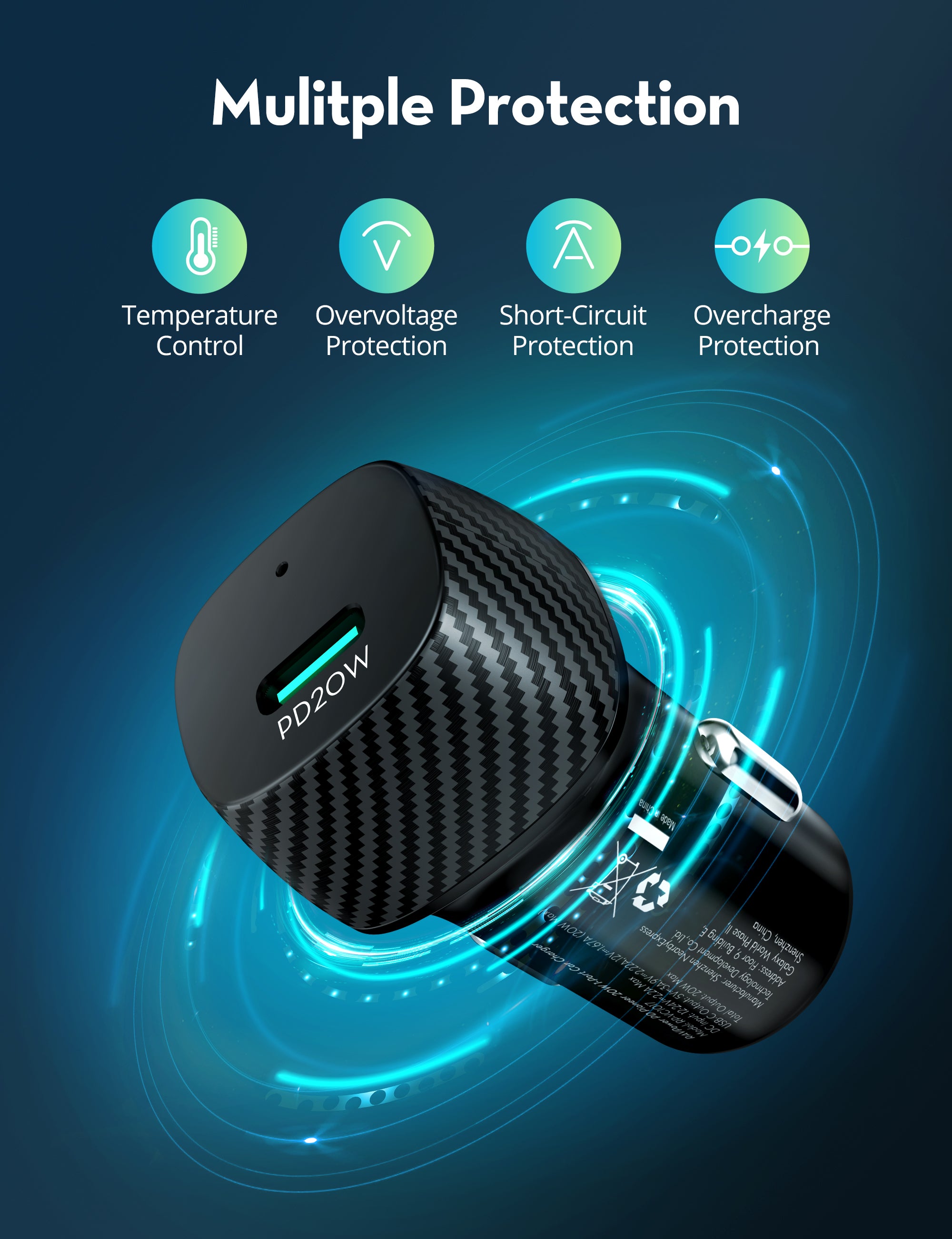 ravpower car charger c 20w