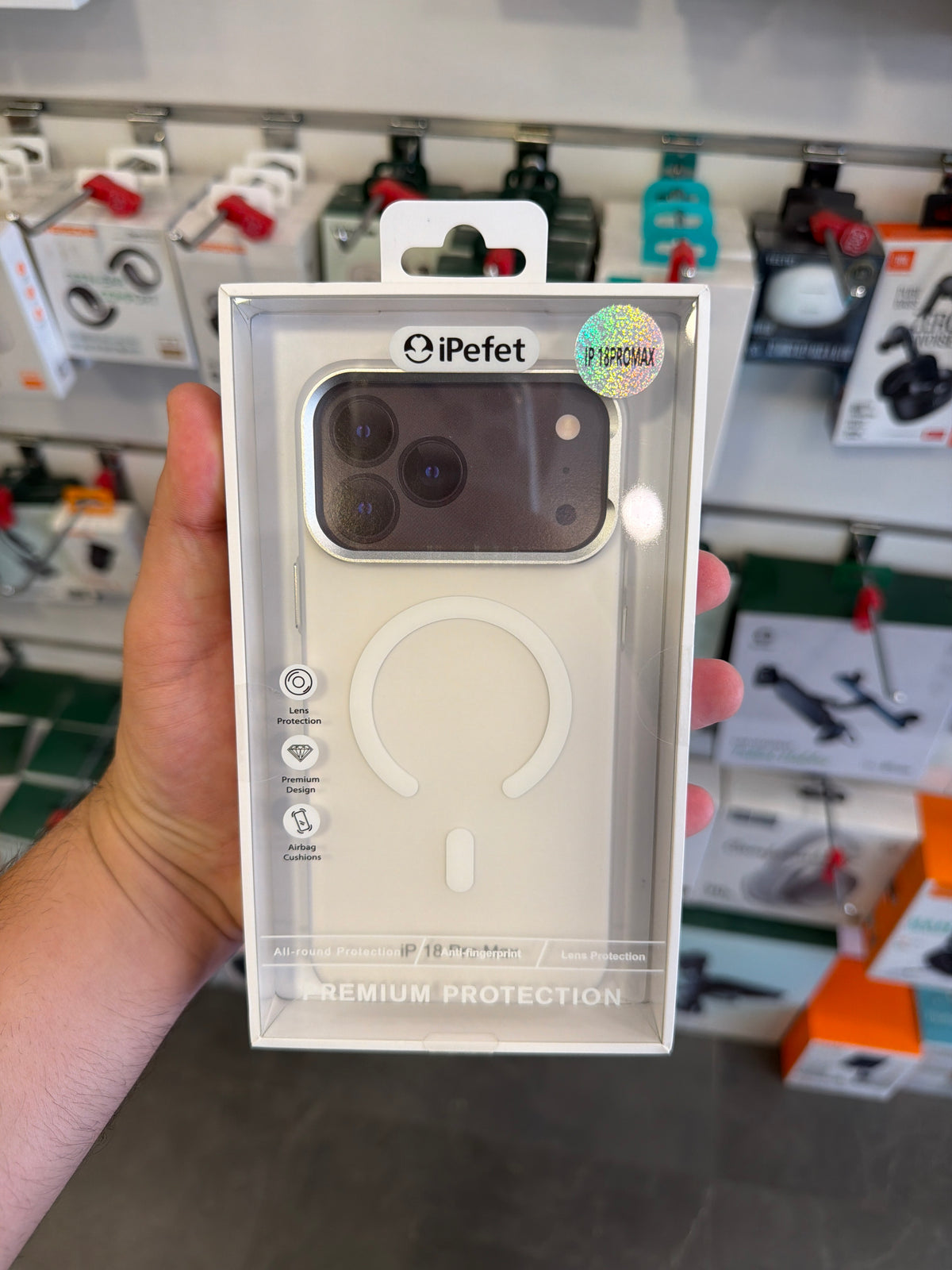 i pefet clear case with magsafe Frosty transparent