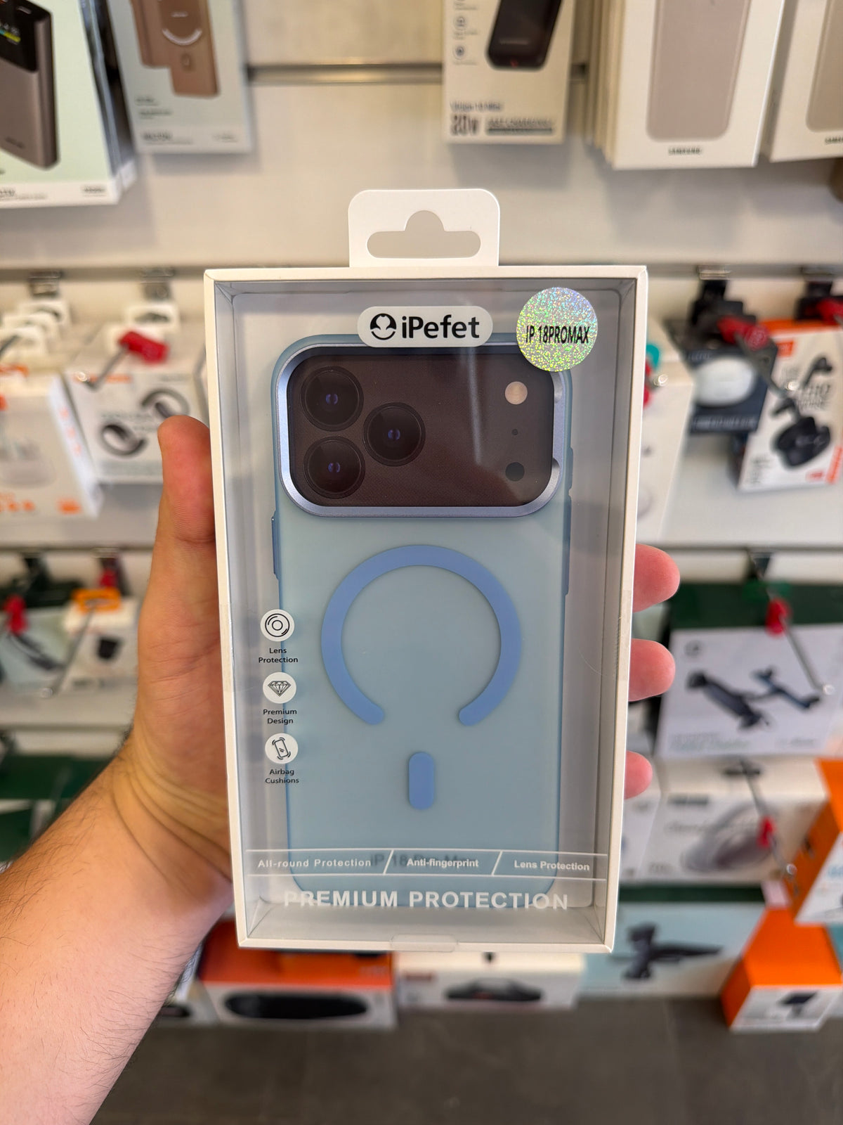 i pefet clear case with magsafe Frosty transparent