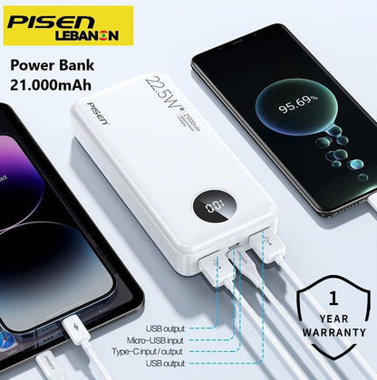Pisen 3 in 1 Wireless Charging Station Transparent FYD-C33