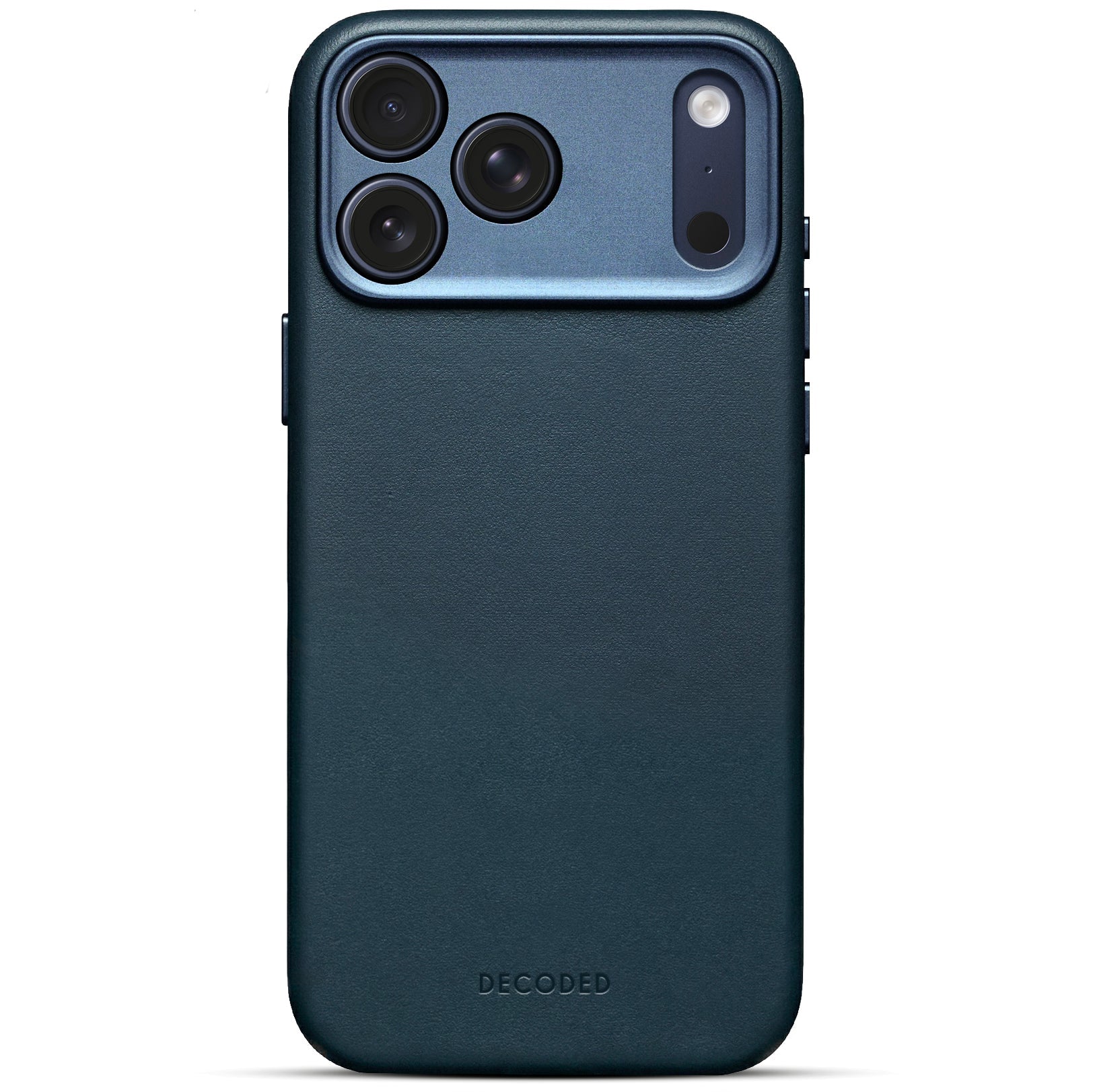decoded leather navy shadow case iPhone 17 pro max / iPhone 17 pro