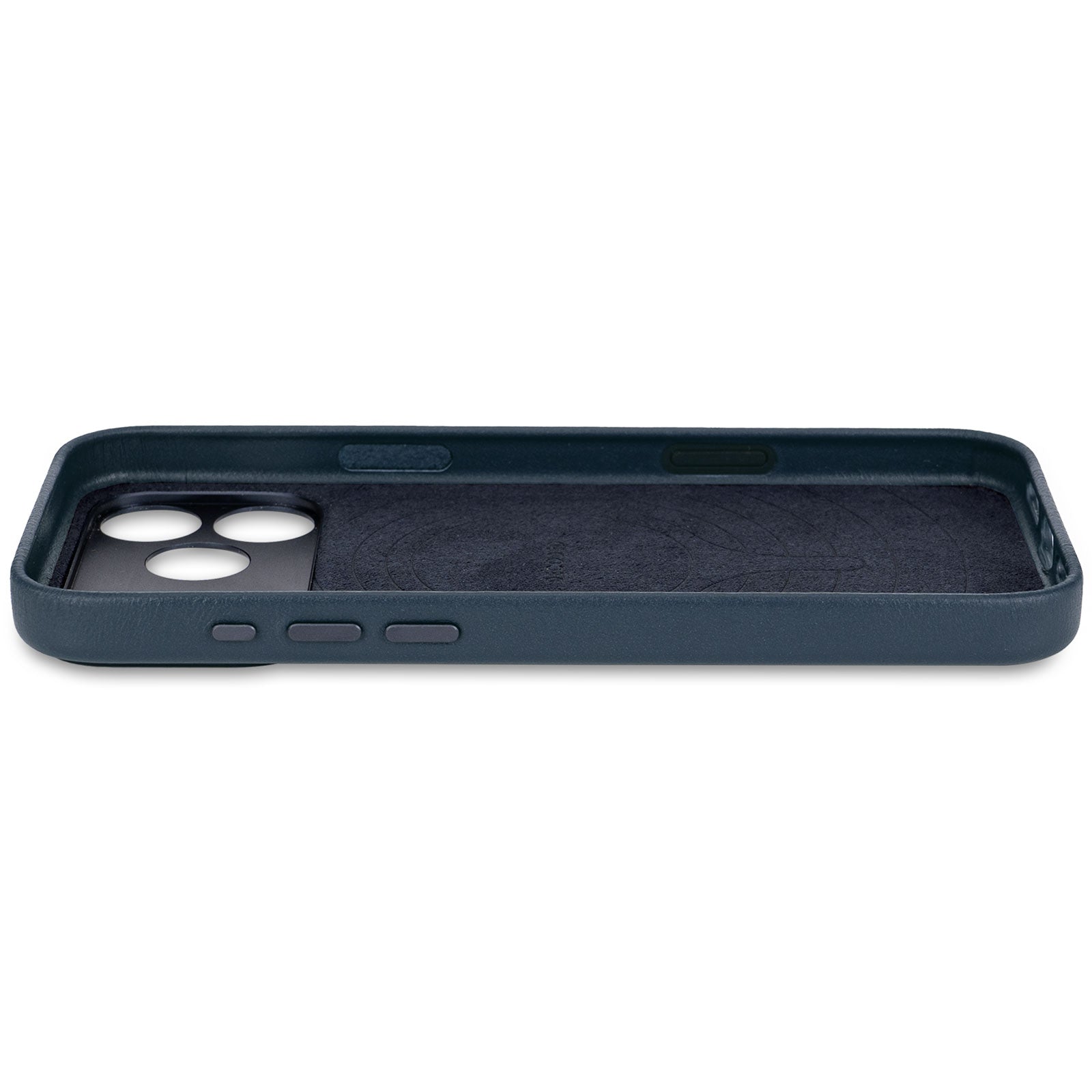 decoded leather navy shadow case iPhone 17 pro max / iPhone 17 pro