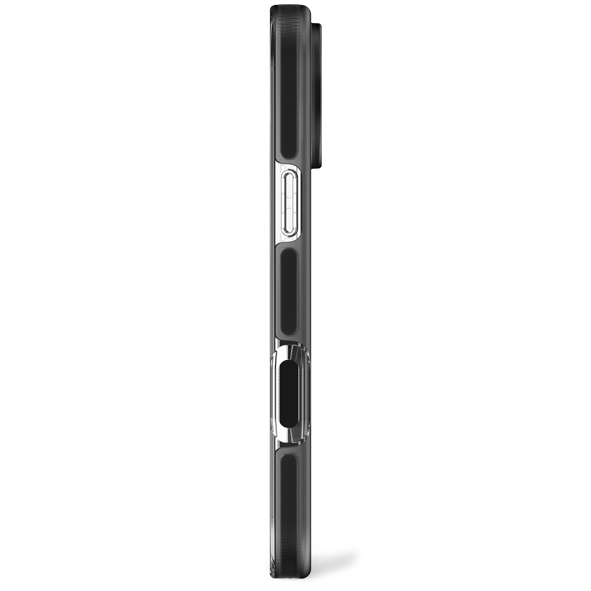 Decoded DropTec Transparent Frosted Black Cover For iPhone 17 Pro Max