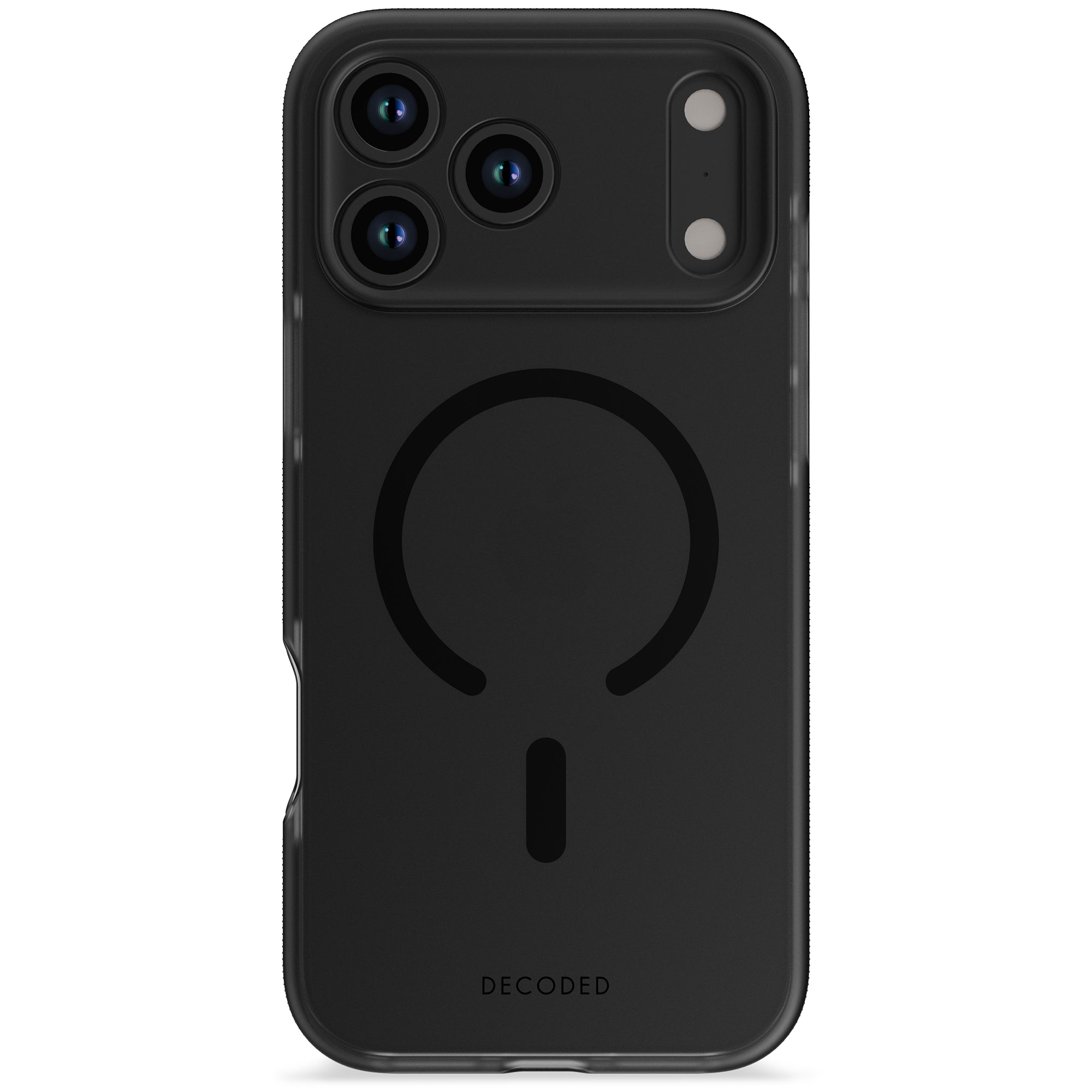 Decoded DropTec Transparent Frosted Black Cover For iPhone 17 Pro Max