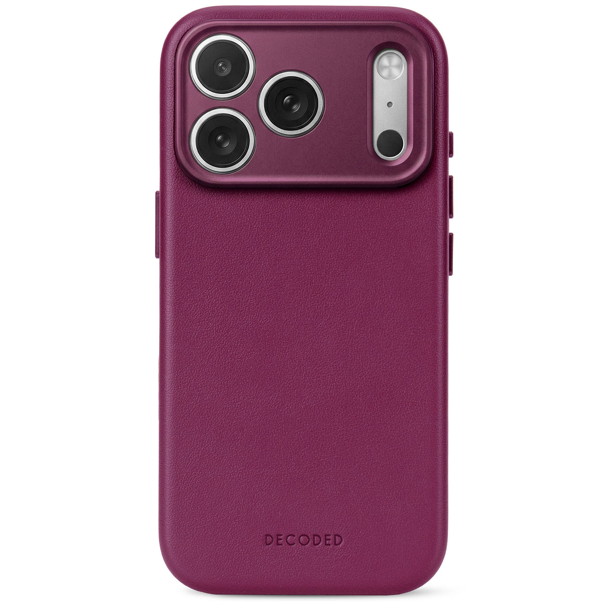 decoded leather Aubergine case