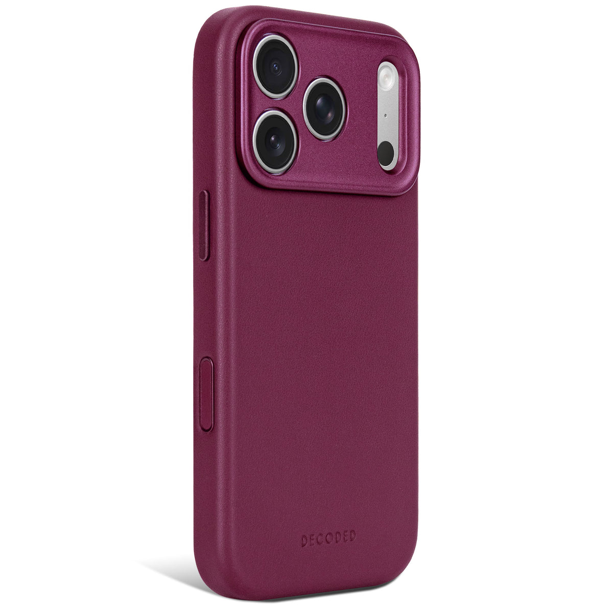 decoded leather Aubergine case