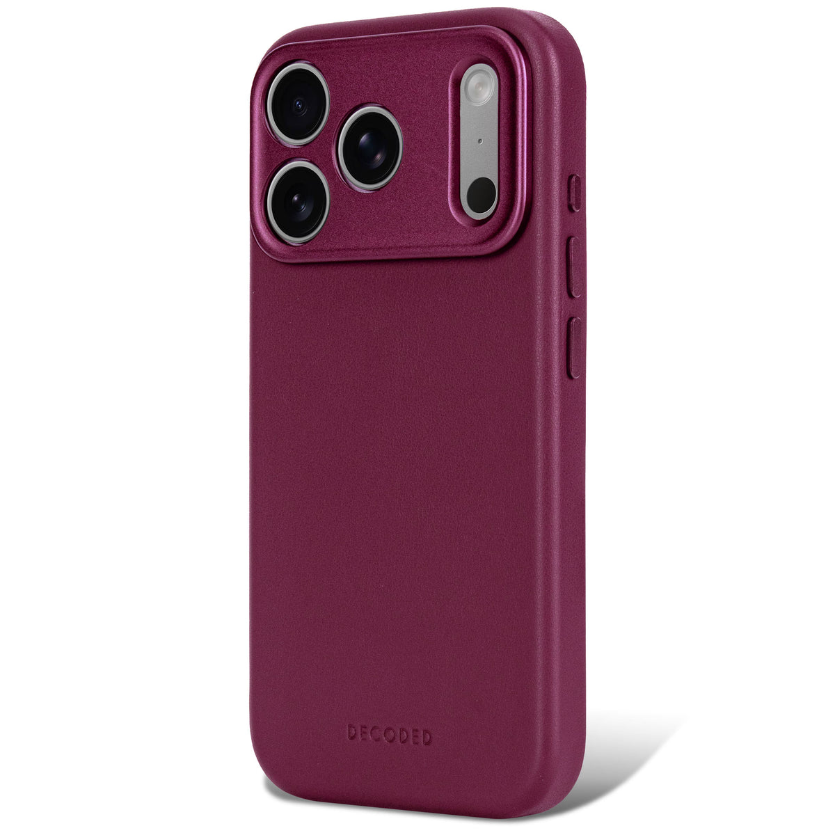 decoded leather Aubergine case